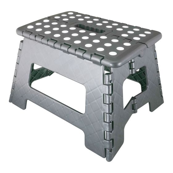 Folding Step Stool - 12" - Non-Slip - 330 lb Capacity