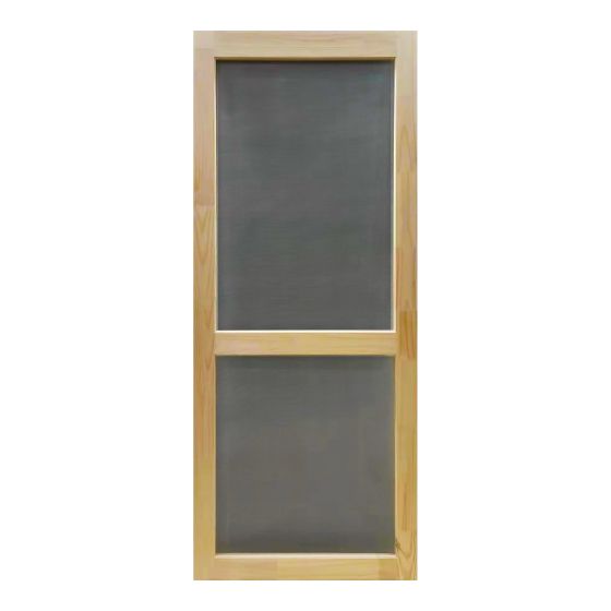 Porte moustiquaire Linea, 33" x 81", pin naturel