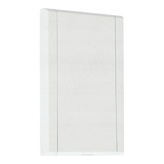 Bouche d'aspiration murale universelle, PVC durable