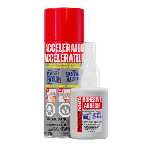 InstantBond Cyanoacrylate Adhesive and Activator Kit - Small Format