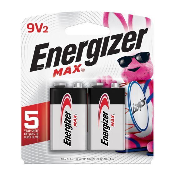 Piles Max Energizer, 9 V, 2/pqt
