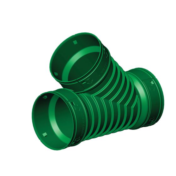 "Y" en plastique, 4", vert