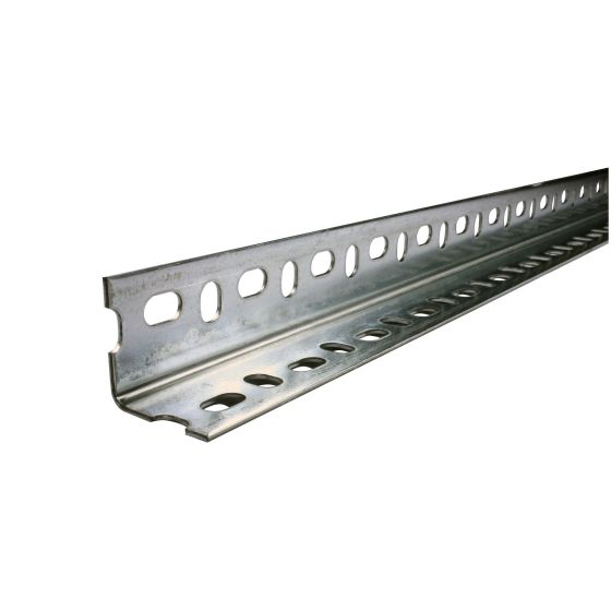 Angle perforé galvanisé, 1 1/2" x 72"