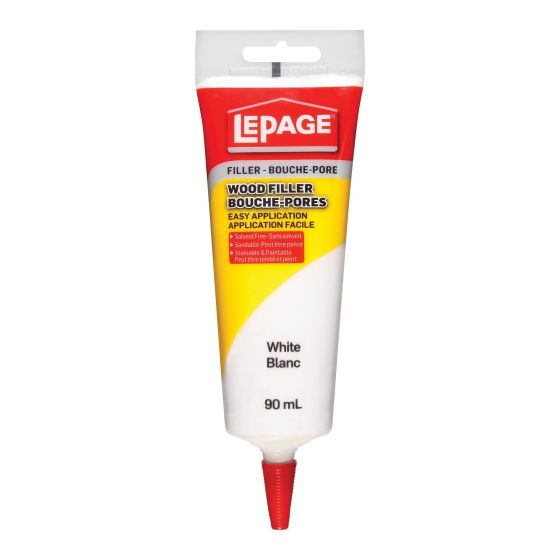Wood Filler Tinted - White - 90 ml