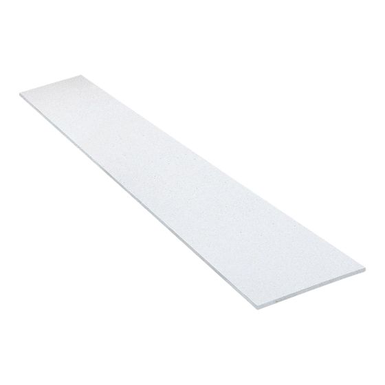Tablette de mélamine, 5/8" x 16" x 97", blanc
