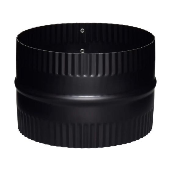 Raccord coulissant, Noir mat, 8 "