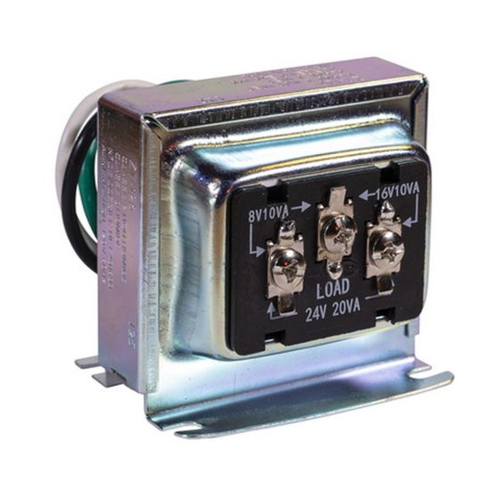 Tri-Volt Clamp-On Wired Door Chime Transformer