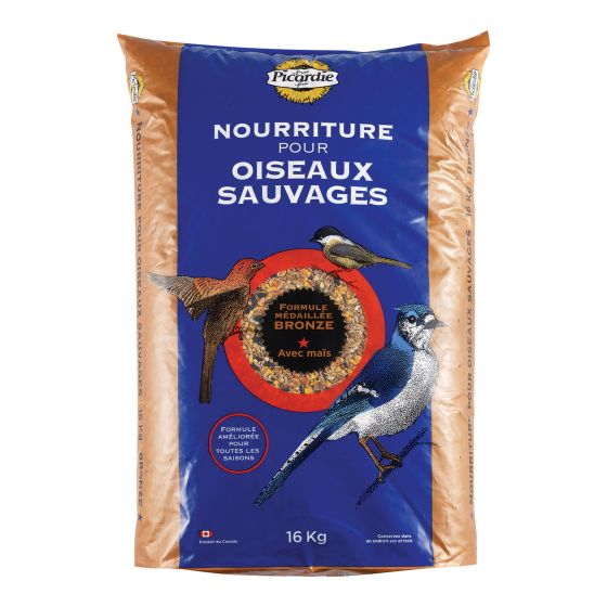 Wild Bird Seed Mix - With Corn - 16 kg
