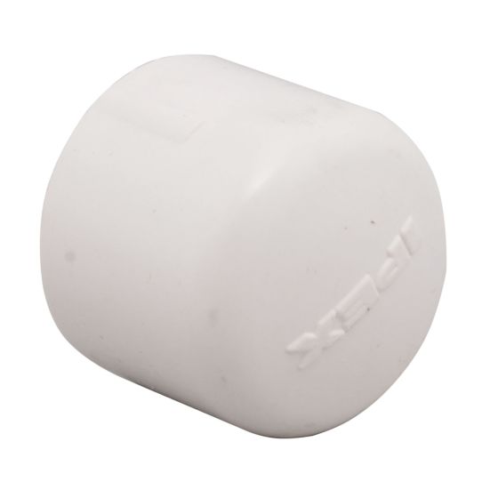 Adhesive Female Cap - 1" - White