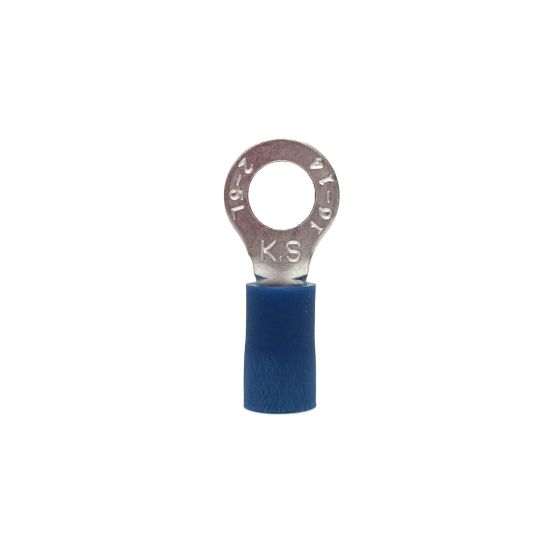 Ring Terminal - Blue - 22/Pkg