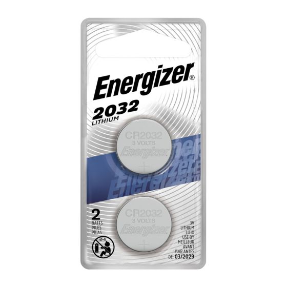 Small Energizer Battery - 2032 - 3 V - 2/Pkg