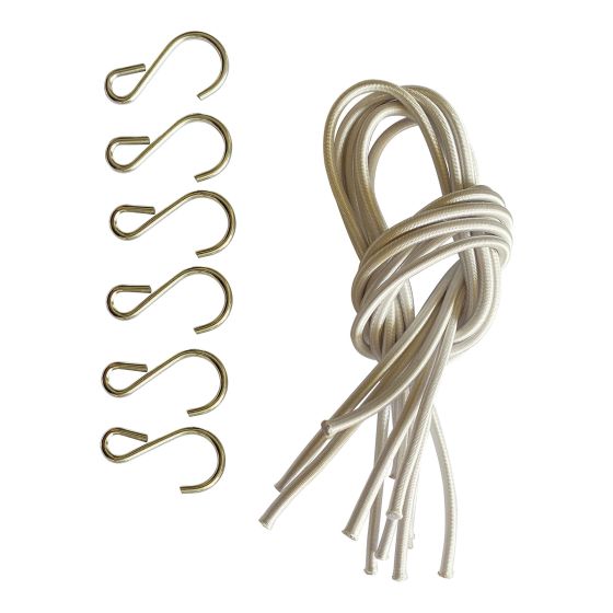 Élastiques pour porte d'abri d'auto, 7", 6/pqt