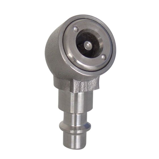 Ball foot tire chuck and plug
