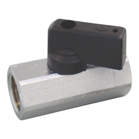 Mini ball valve - 3/8" NPT