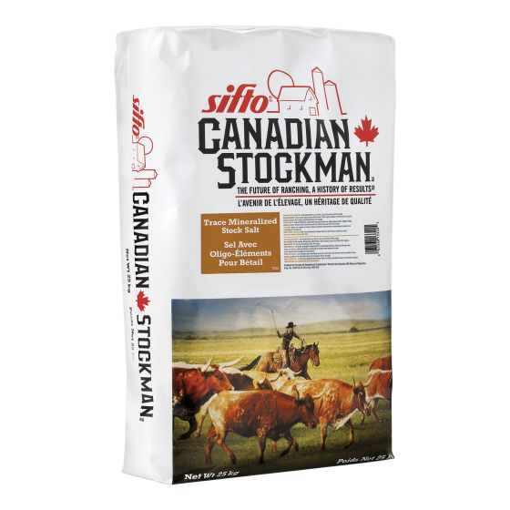 Canadian Stockman Trace Mineralized Salt - Brown - 25 kg