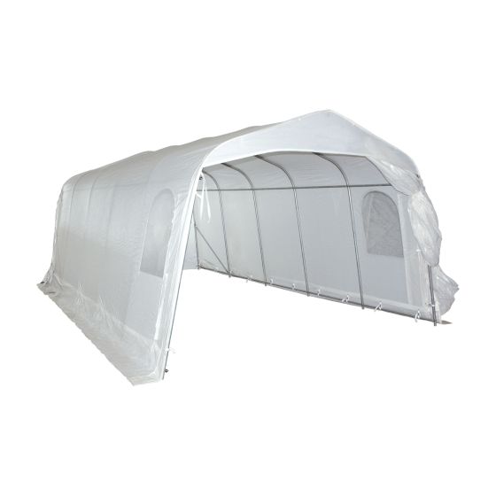 Abri d'auto simple, 11' x 20' x 8', 2 fenêtres et 2 portes