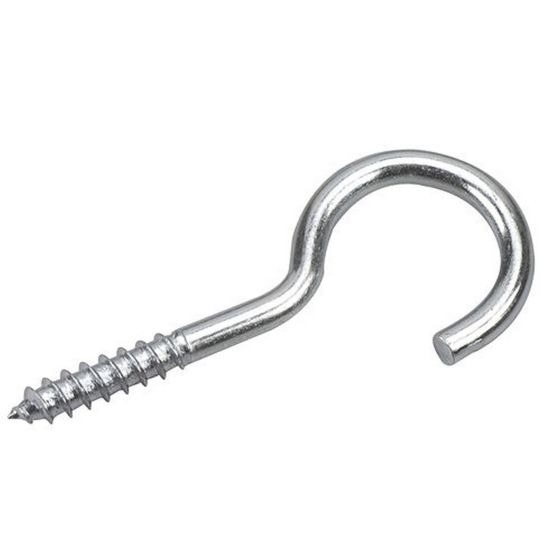 Crochet à visser tirefond, 3.3 mm x 1 7/8"