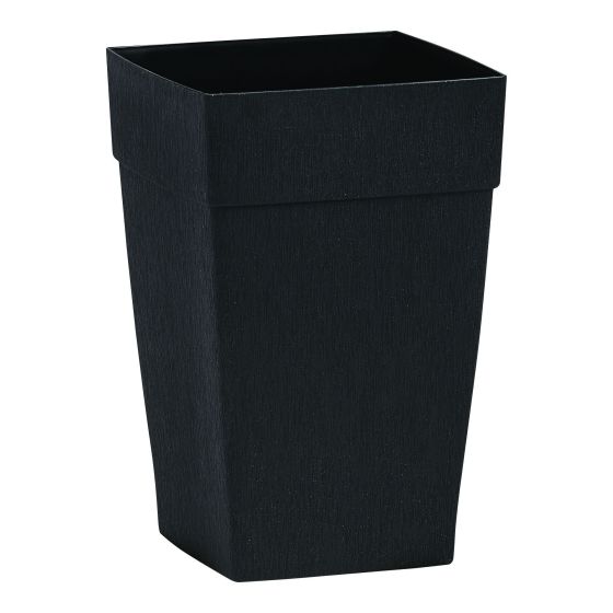 Self-Watering Harmony Tall Planter - 8" x 12" x 8" - Black