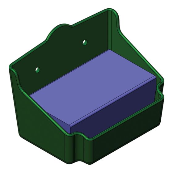 Salt block holder