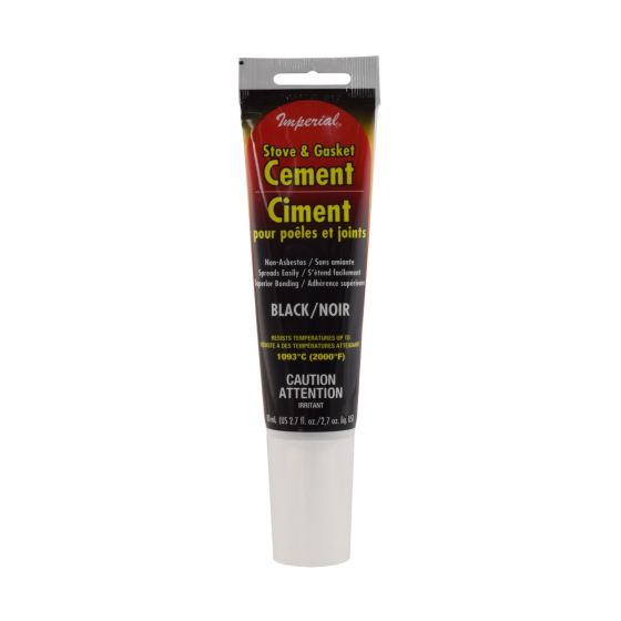 Ciment pour poêle et joint d'étanchéité, Noir, 2.7 oz