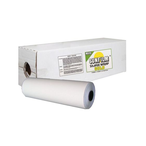 Pellicule d'ensilage Sunfilm Gold II, 30" x 1500 m, blanche