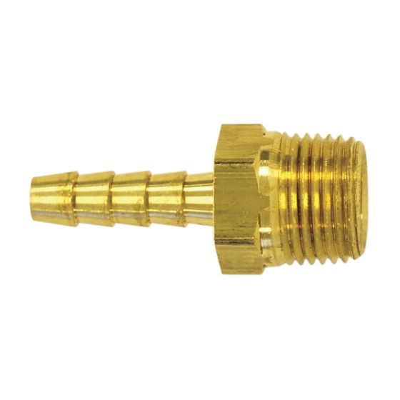 Spigot pipe hose barb