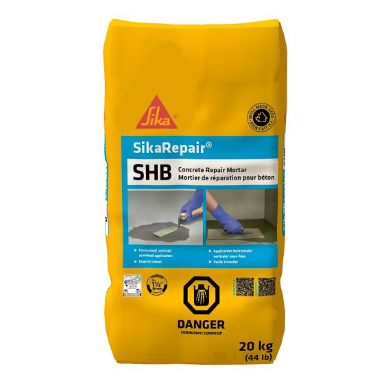 Mortier de réparation pour béton SikaRepair SHB, 20 kg