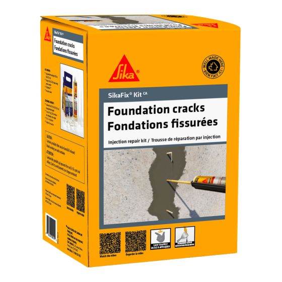 Trousse de réparation pour fondations fissurées SikaFix