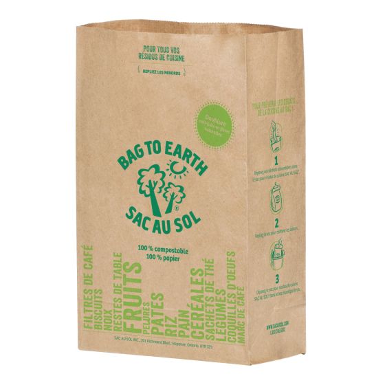 Sac en papier pour résidus de cuisine