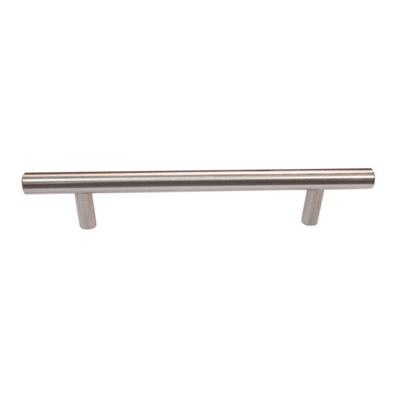 Roosevelt Contemporary Steel Pull  - Urban - Brushed Nickel - 1/Pkg - 128 mm