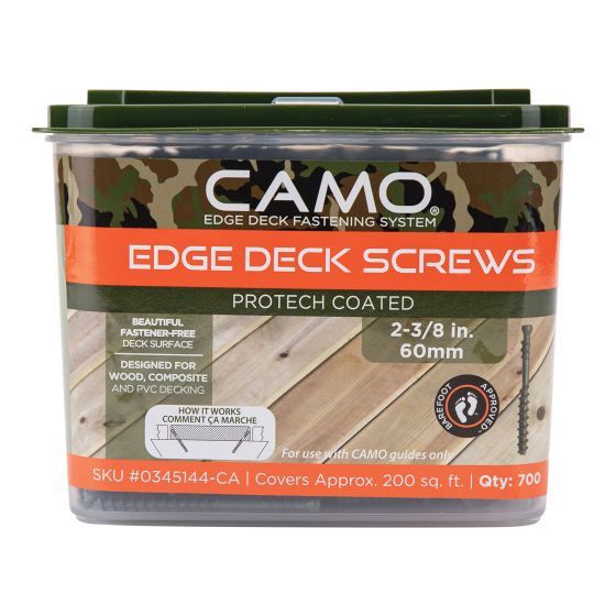 Treated Wood Screws - CAMO System - 2-3/8" - 700/Pkg