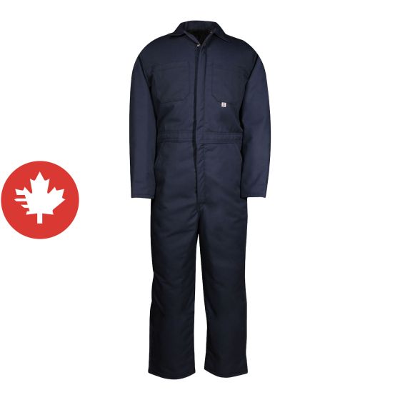 Insulated Work Coverall - Marine - Size X-large