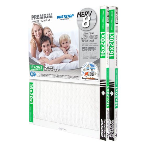 Pleated Filter 1" x 16" x 20" - White