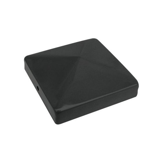 Capuchon de poteau 44, 4" x 4", noir