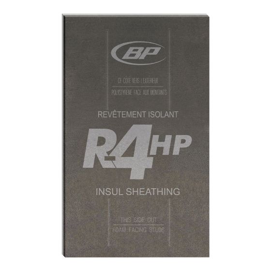 Fibre de bois HP R4 Type 2, 1 1/8" x 9' x 4'
