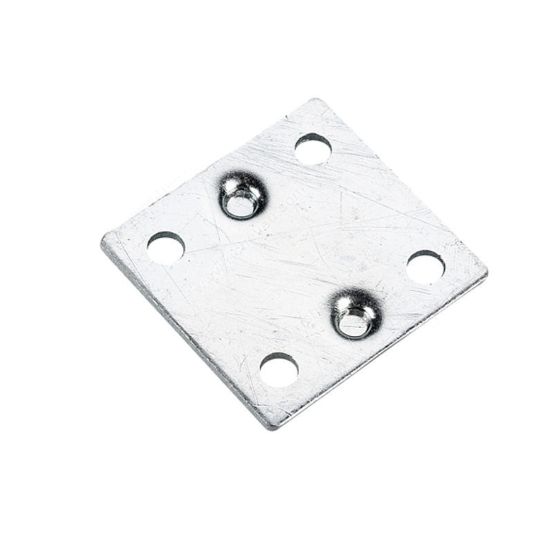 Plaque de fixation à position multiple de 34,92 mm (1 3/8 po), Zinc, 1,5", 4/pqt