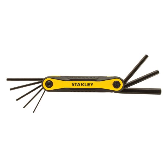 Folding metric hex key