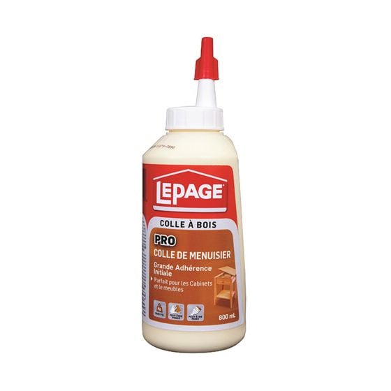 Colle de menuiserie, jaune, 800 ml