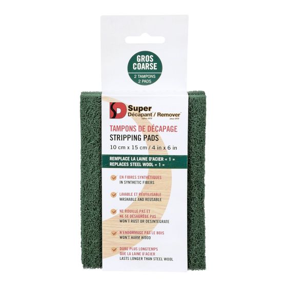 Stripping Pad - Coarse Grit - Green - 2/Pkg