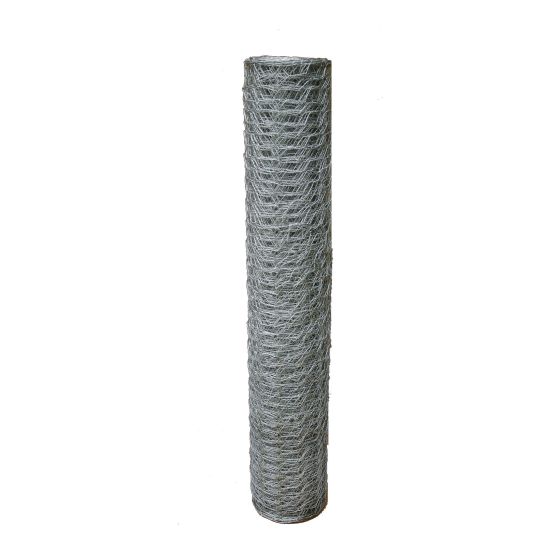 Galvanized Poultry Netting - 22 gauges - 72" x 50' - 1" x 1" Model