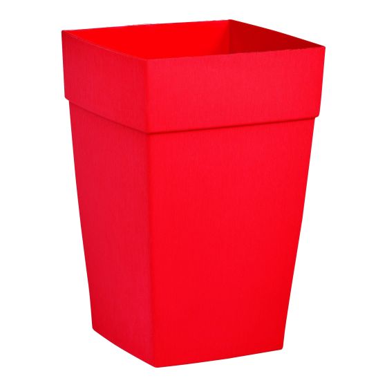 Self-Watering Harmony Tall Planter - 8" x 12" x 8" - Red