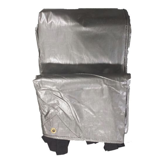 Hay Tarp - Silver/Black - 20' x 48'