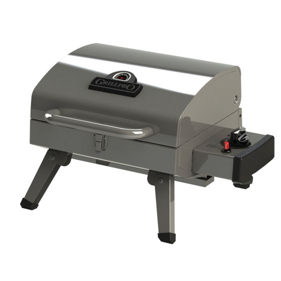 Gas Portable BBQ Grill - 10 000 BTU - 1 burner - 200 sq. ft.