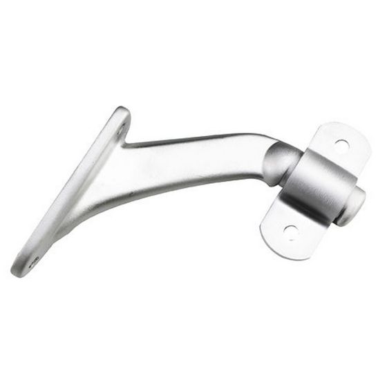 3-3/16" Heavy-Duty Handrail Bracket - Brushed chrome