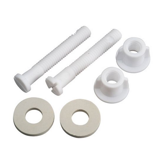 Toilet seat hinge bolts