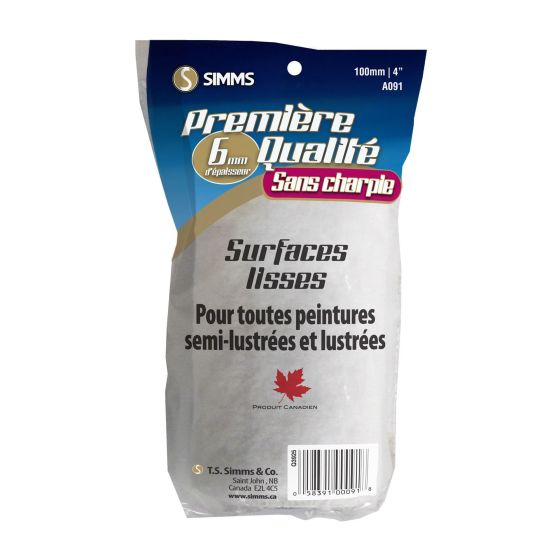 Smooth Surface Roller - 4" X 1/4"