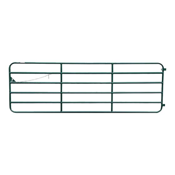 Heavy-Duty Farm Gate - 14-Gauge - Green - 12'