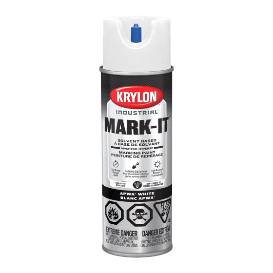 Peinture de marquage en aérosol, 482 g, blanc, lustré