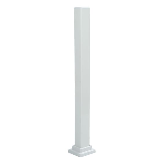 Railing Mount Post - White - 3" x 43 1/2" x 3"