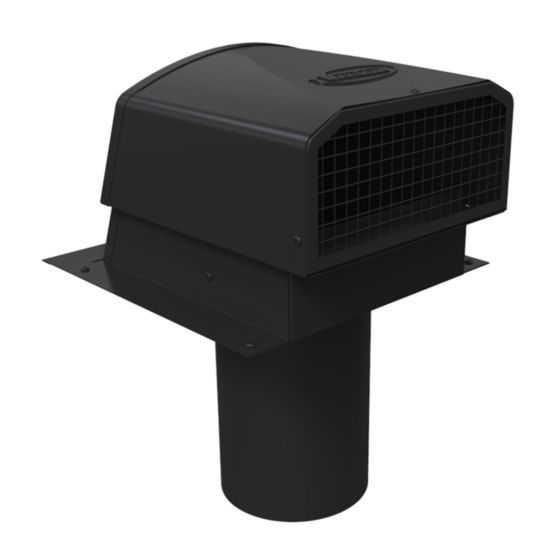 VMAX-AF Wall Exhaust Vent - 6" - Black